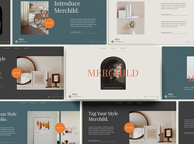 Merchild Presentation Template aesthetic clean color colorful company corporate minimal minimalist modern multipurpose photography pitch deck portfolio powerpoint studio template unique web design web development website