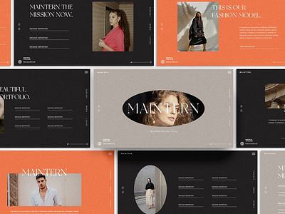 Maintern Presentation Template