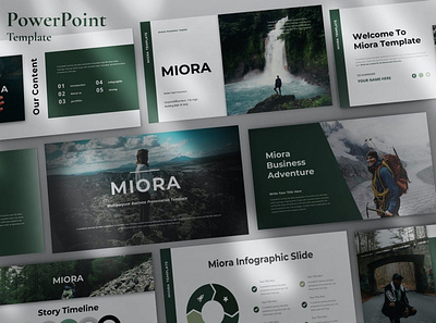 Miora Multipurpose Template clean colorful company corporate design google slides keynote modern multipurpose multipurpose template photography pitch deck portfolio powerpoint studio template unique web design web development website