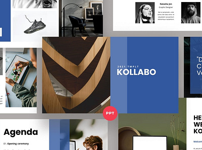 Kollabo Multipurpose Template clean colorful company corporate design google slides keynote modern multipurpose multipurpose template photography pitch deck portfolio powerpoint studio template unique web design web development website