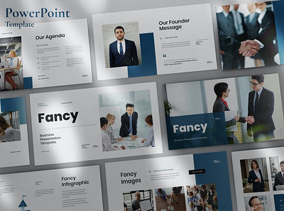 FANCY Multipurpose Template clean colorful company corporate fancy google slides keynote modern multipurpose multipurpose template photography pitch deck portfolio powerpoint studio template unique web design web development website