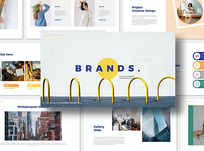 Brands Multipurpose Template clean colorful company corporate design google slides keynote modern multipurpose multipurpose template photography pitch deck portfolio powerpoint studio template unique web design web development website