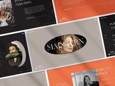 Maintern Presentation Template