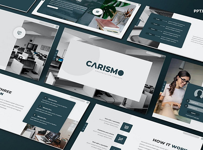 Carismo Multipurpose Template clean colorful company corporate design google slides keynote modern multipurpose multipurpose template photography pitch deck portfolio powerpoint studio template unique web design web development website