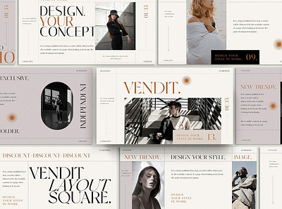 Vendit Presentation Template clean colorful company corporate design google slides keynote modern multipurpose multipurpose template photography pitch deck portfolio powerpoint studio template unique web design web development website