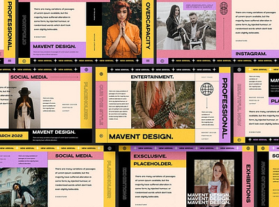 Mavent Presentation Template clean colorful company corporate design google slides keynote modern multipurpose multipurpose template photography pitch deck portfolio powerpoint studio template unique web design web development website