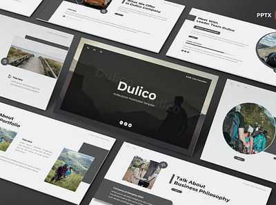 Dulico Presentation Template clean colorful company corporate design google slides keynote modern multipurpose multipurpose template photography pitch deck portfolio powerpoint studio template unique web design web development website