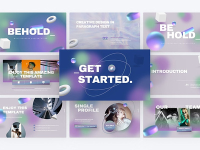 Behold Creative Multipurpose PowerPoint Template