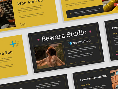 Gray Gold Multipurpose Template