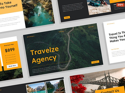 Travel Multipurpose Template clean colorful company corporate google slides keynote modern multipurpose multipurpose template photography pitch deck portfolio powerpoint studio template travel unique web design web development website