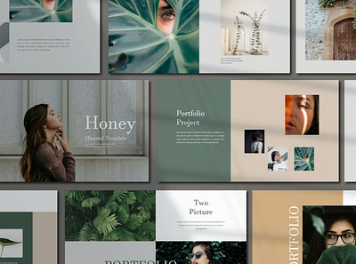 Honey Multipurpose Template clean colorful company corporate design google slides keynote modern multipurpose multipurpose template photography pitch deck portfolio powerpoint studio template unique web design web development website