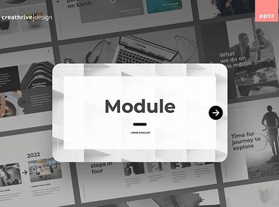 Module Multipurpose Template clean colorful company corporate google slides keynote modern multipurpose multipurpose template photography pitch deck portfolio powerpoint presentation studio template unique web design web development website