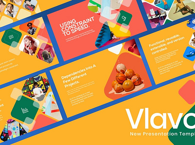 Vlavor Multipurpose Template clean colorful company corporate google slides keynote modern multipurpose multipurpose template pastel photography pitch deck portfolio powerpoint studio template unique web design web development website