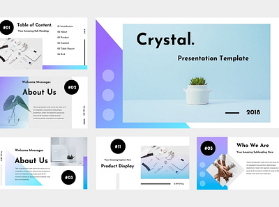 Crystal Agency Presentation Template branding business clean company corporate google slides keynote keynote presentation modern multipurpose pitch deck portfolio powerpoint powerpoint presentation powerpoint template ppt presentation presentation template template website