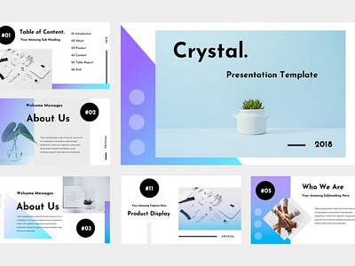 Crystal Agency Presentation Template branding business clean company corporate google slides keynote keynote presentation modern multipurpose pitch deck portfolio powerpoint powerpoint presentation powerpoint template ppt presentation presentation template template website