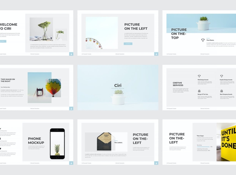 Ciri Presentation Template by Master Templates on Dribbble