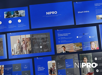 Nipro Presentation Template clean colorful company corporate design google slides keynote modern multipurpose multipurpose template photography pitch deck portfolio powerpoint studio template unique web design web development website