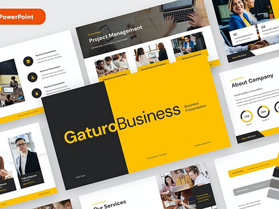 GATURO - Business Pitch Deck Multipurpose Template