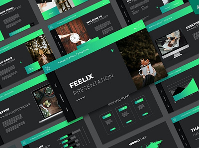 Feelix Multipurpose Template clean colorful company corporate design google slides keynote modern multipurpose multipurpose template photography pitch deck portfolio powerpoint studio template unique web design web development website