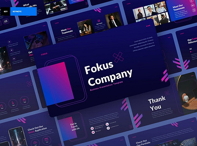 Fokus Presentation Template clean colorful company corporate design google slides keynote modern multipurpose multipurpose template photography pitch deck portfolio powerpoint studio template unique web design web development website