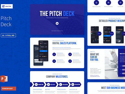 Pitch Deck Multipurpose Template clean company corporate deck design modern multipurpose multipurpose template photography pitch pitch deck pitchdeck portfolio powerpoint studio template unique web design web development website