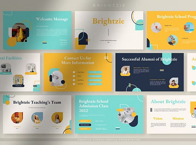 Brightzie Presentation Template agency business client color colorful company corporate entrepreneur infographic pitch pitch deck powerpoint ppt presentation presentation template professional slide slides startup statistic