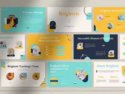 Brightzie Presentation Template agency business client color colorful company corporate entrepreneur infographic pitch pitch deck powerpoint ppt presentation presentation template professional slide slides startup statistic