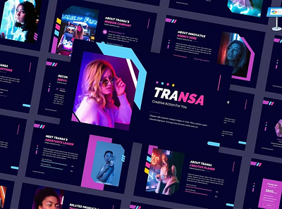 Free Transa Presentation Template clean colorful company corporate design google slides keynote modern multipurpose multipurpose template photography pitch deck portfolio powerpoint studio template unique web design web development website