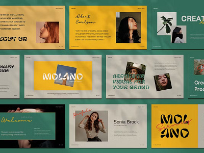 Molano Presentation Template clean colorful company corporate google slides keynote modern multipurpose multipurpose template photography pitch deck portfolio powerpoint presentation studio template unique web design web development website