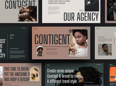 Contigent Minimal Multipurpose Template clean colorful company corporate design google slides keynote modern multipurpose multipurpose template photography pitch deck portfolio powerpoint studio template unique web design web development website