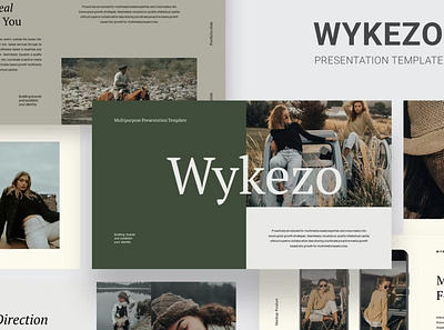 Free Wykezo Multipurpose Template clean colorful company corporate design google slides keynote modern multipurpose multipurpose template photography pitch deck portfolio powerpoint studio template unique web design web development website