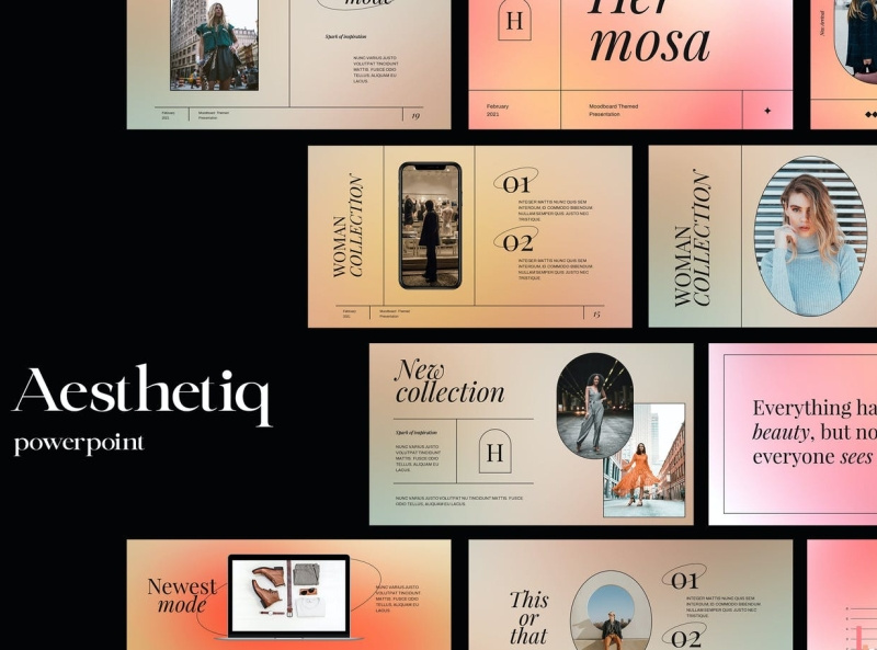 Free Aesthetic Blur Multipurpose Template by MyTemplates on Dribbble