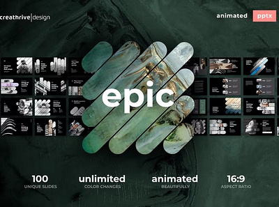 Free Epic Animated Multipurpose Template animated animation clean colorful company corporate google slides keynote modern multipurpose multipurpose template photography pitch deck portfolio powerpoint studio unique web design web development website