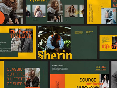 Sherin Multipurpose Template clean colorful company corporate design google slides keynote modern multipurpose multipurpose template photography pitch deck portfolio powerpoint studio template unique web design web development website