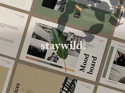 staywild Multipurpose Template clean colorful company corporate google slides keynote minimal minimalist modern multipurpose photography pitch deck portfolio simple studio unique web design web development website white