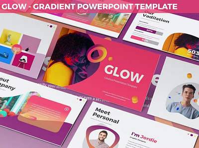 Free Glow Multipurpose Template aesthetic clean colorful company corporate google slides gradient gradients keynote modern multipurpose photography pitch deck portfolio studio unique vivid web design web development website