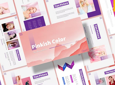 Free Pinkish Multipurpose Template clean colorful company corporate google slides keynote modern multipurpose multipurpose template photography pink pitch deck portfolio powerpoint studio template unique web design web development website