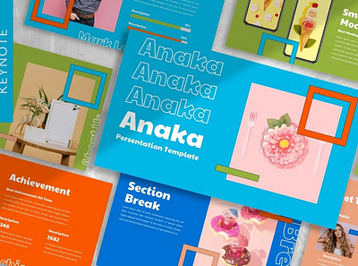 Free Anaka Multipurpose Template clean colorful company corporate design google slides keynote modern multipurpose multipurpose template photography pitch deck portfolio powerpoint studio template unique web design web development website