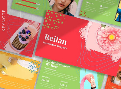 Free Reilan Multipurpose Template clean colorful company corporate design google slides keynote modern multipurpose multipurpose template photography pitch deck portfolio powerpoint studio template unique web design web development website