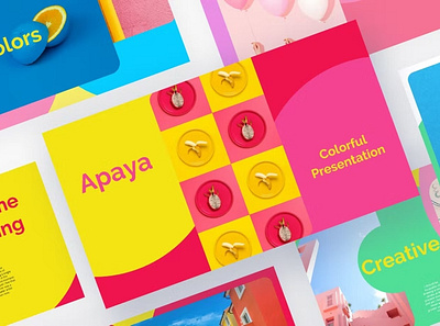 Free Apaya Multipurpose Template clean colorful company corporate design google slides keynote modern multipurpose multipurpose template photography pitch deck portfolio powerpoint studio template unique web design web development website