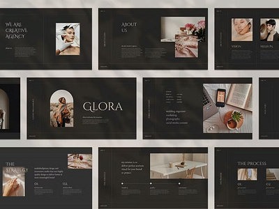 Free Glora - Welcome Kit PowerPoint