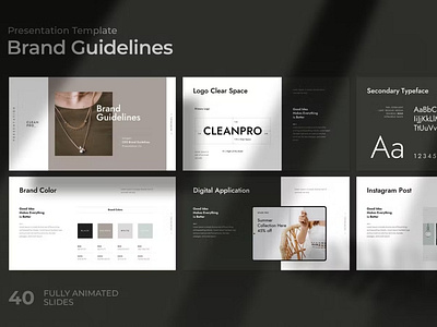 Free Brand Guideline Presentation Template