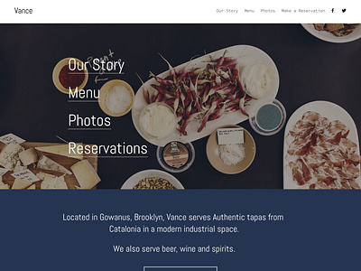 Vance - Website Template - Squarespace