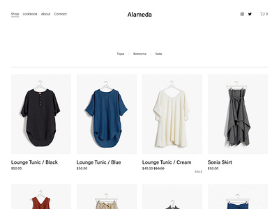 Almeda - Squarespace Website Template