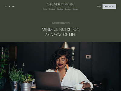 Myhra - Squarespace Website Template