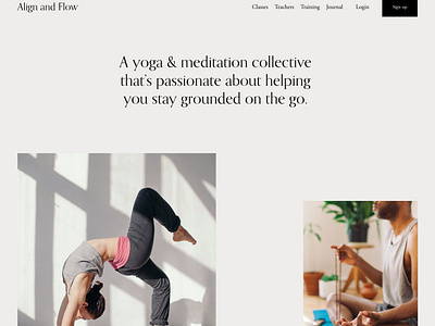 AlignFlow - Website Template - Squarespace