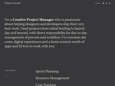 Carroll - Website Template - Squarespace