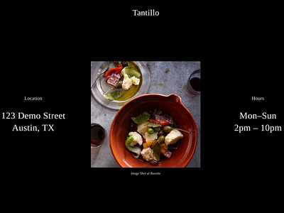 Tantillo - Website Template - Squarespace