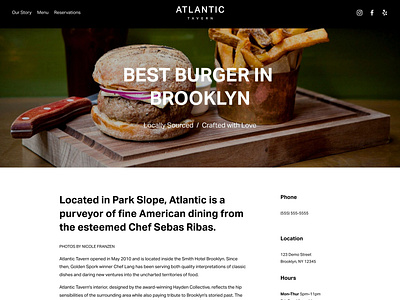 Atlantic - Website Template - Squarespace