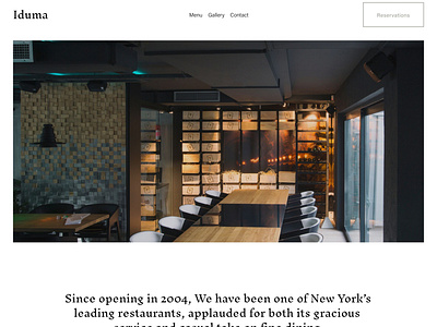 Iduma - Website Template - Squarespace